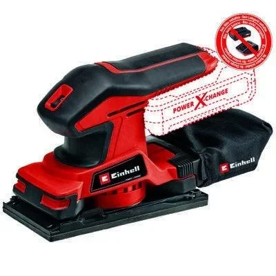 Einhell TC-OS 18/187 Li Solo Amoladora recta Negro, Rojo