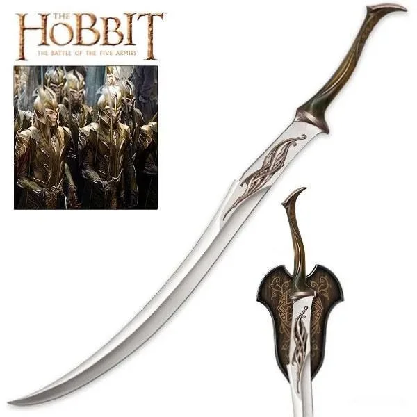 El hobbit la batalla de los cinco ejércitos réplica 1/1 espada del ejército bosque negro