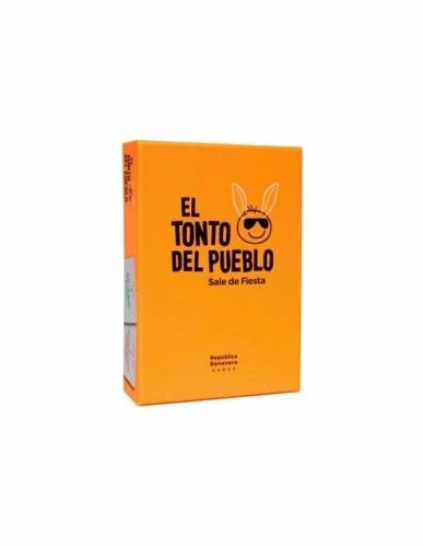 El Tonto del Pueblo – Juegos de Mesa Adulto – El Juego de Mesa para reírte de Tus Amigos – Cartas pizarras y rotuladores