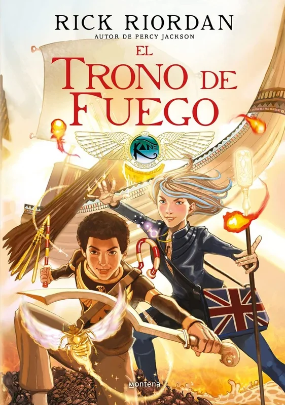 El trono de fuego (Las crónicas de los Kane cómic 2): Novela gráfica / The Graphic Novel (Montena)