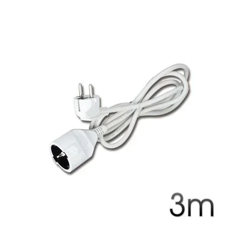 Elbat cable de alimentacion alargador macho a hembra 3m