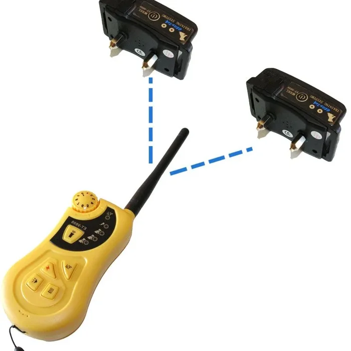 Elite-tek ET-9898-2 – Collar adiestramiento + antiladridos para 2 perros. con mando a distancia