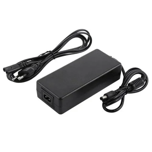 Enchufe de la UE 12V 5A 60W Fuente de Alimentación CA con Enchufe CC 5.5×2.5 mm para Cable de Monitores LCD (Negro)