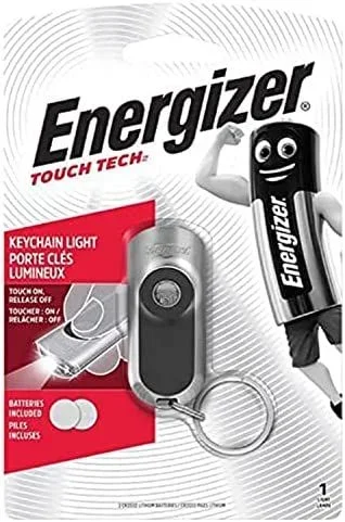 Energizer – Linterna LED llavero táctil, funciona con 2 pilas CR2032, linternas especiales para necesidades específicas