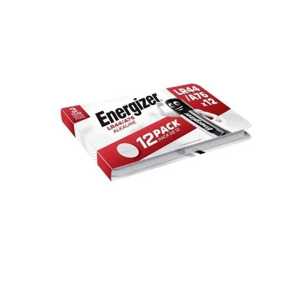 Energizer – Pack de 12 Pilas Especiales LR44/A76, Pilas Especiales alcalinas, sin Mercurio añadido y Potencia para Dispositivos pequeños