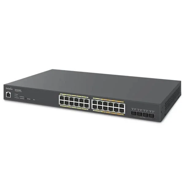 EnGenius ECS2510FP switch Gestionado L2+ 2.5G Ethernet (100/1000/2500) Energía sobre Ethernet (PoE) Negro
