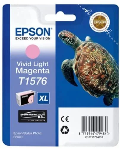 Epson C13T15764010 – Cartucho de tinta, magenta claro, Ya disponible en Amazon Dash Replenishment