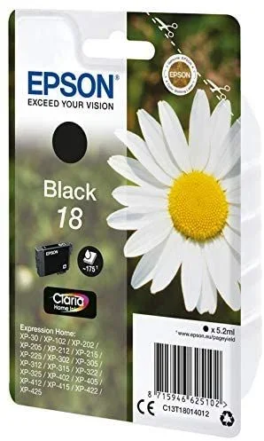 Epson Daisy Cartucho 18 negro (etiqueta RF)