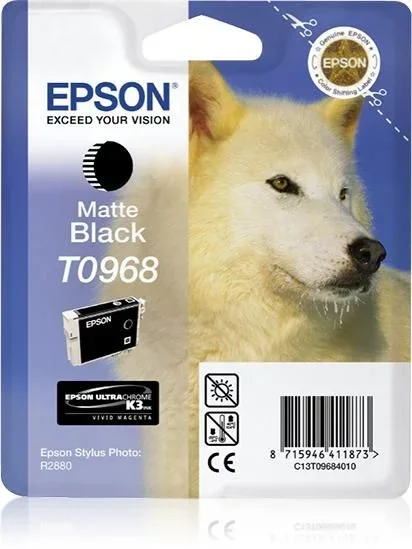 Epson Husky Cartucho T0968 negro mate
