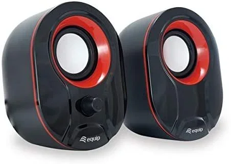 Equip 245332 altavoz Negro, Rojo Alámbrico 3 W