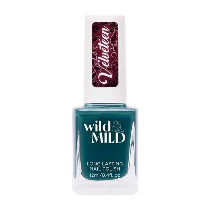 Esmalte de uñas wild & mild velveteen evergreen 12 ml