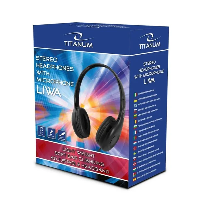 Esperanza Auriculares Marca Modelo Auriculares Th114 Titanum con micrófono LIWA