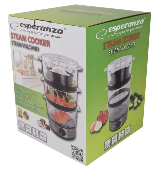 ESPERANZA ECG009 Volcano Steam Vaporeras, Multicolor, Único