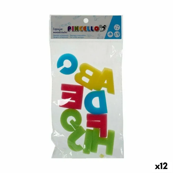 Esponjas manualidades multicolor (12 unidades)