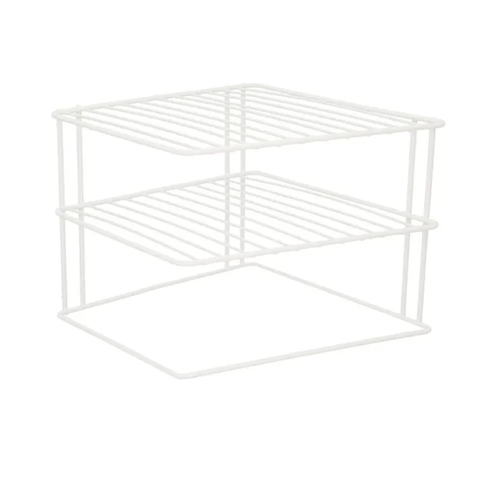 Estante forma de esquina para cocina, 90 grados, 3 niveles