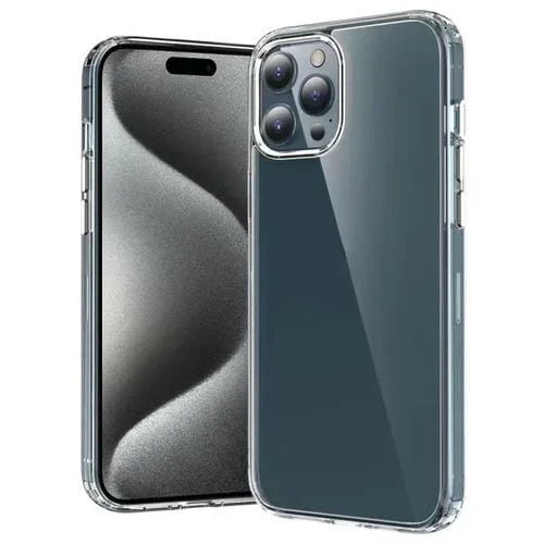 Estuche Acrílico para Teléfono iPhone 15 Pro Max Espacial (Transparente)
