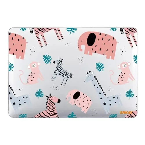 Estuche de Cristal Protector Enkay Animal Series Laopop para MacBook Pro 15.4 A1707 / A1990 (Animales No.2)