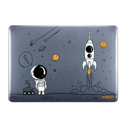 Estuche de Cristal Protector Enkay Spaceman Pattern para MacBook Pro 13.3 Inch A1706 / A1708 / A1989 / A2159 (Spaceman No.1)
