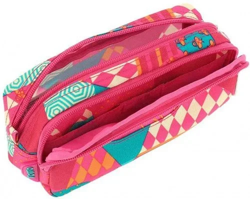 Estuche escolar dos compartimentos – crayoles totto ac52eco003-1720z-1ie