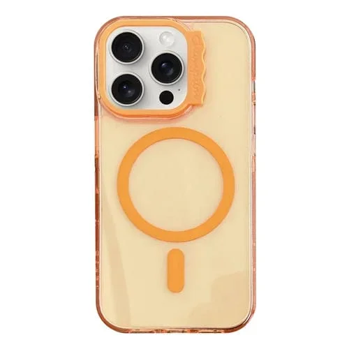 Estuche híbrido para iPhone 13 Pro Max Magsafe PC y TPU (Naranja)