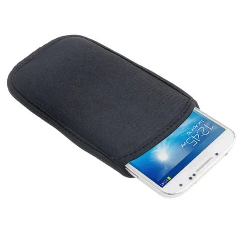 Estuche impermeable para iPhone 6 6S Galaxy SIII I9300 Galaxy SIV I9500 Galaxy Premier I9260 (Negro)
