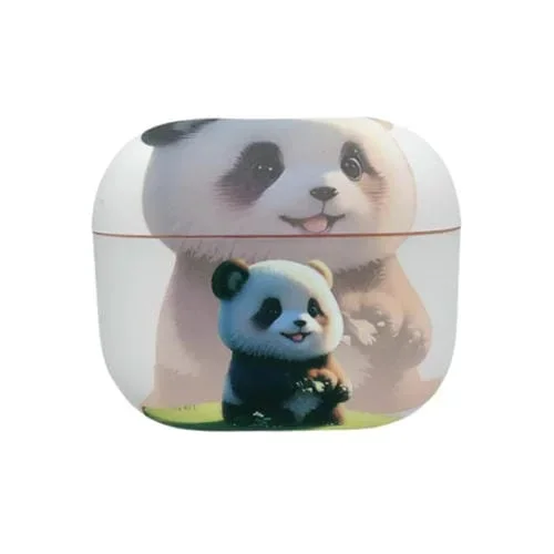 Estuche para AirPods 3 Phantom Panda Pattern Caja de Auriculares TPU Esmerilado (Blanco)