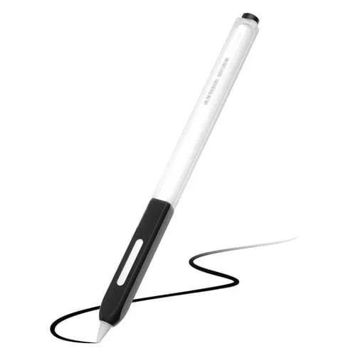 Estuche para Bolígrafo Apple Pencil 2 Segmentado Translúcido Anticaída Antideslizante (Negro)