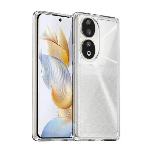 Estuche para Honor 80 Colorful Series TPU Híbrido Acrílico (Transparente)