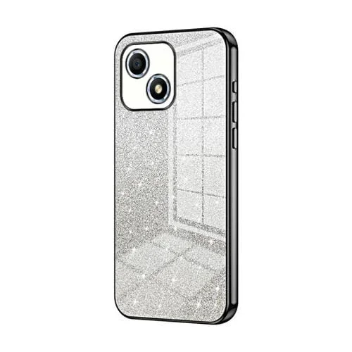 Estuche para Honor Play 30 Galvanizado con Polvo de Brillo Degradado (Negro)