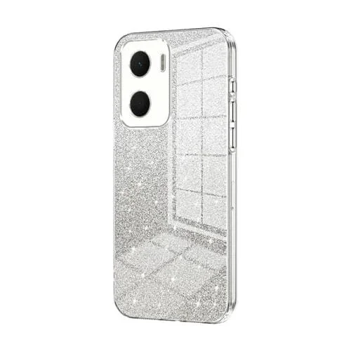 Estuche para Honor Play 40 Plus Galvanizado con Polvo de Brillo Degradado (Transparente)