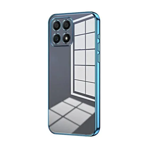 Estuche para Honor X30I con Orificio Fino y Revestimiento Transparente (Azul)
