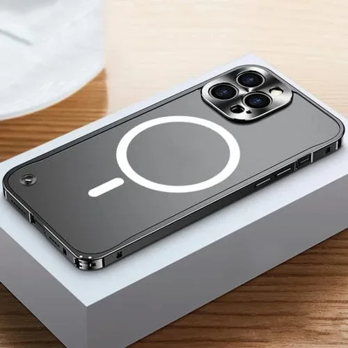 Estuche para iPhone 13 Pro Magsafe Esmerilado Magnético (Negro)