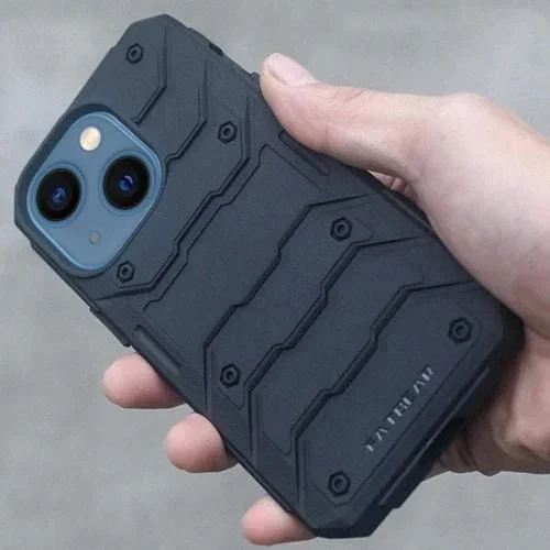 Estuche para iPhone 14 Fatbear a Prueba de Golpes con Enfriamiento de Grafeno (Negro)