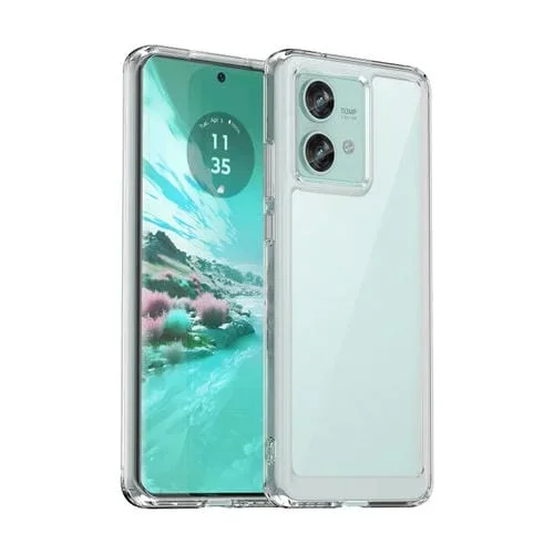 Estuche para Motorola Edge 40 Neo Colorful Series TPU Híbrido Acrílico (Transparente)