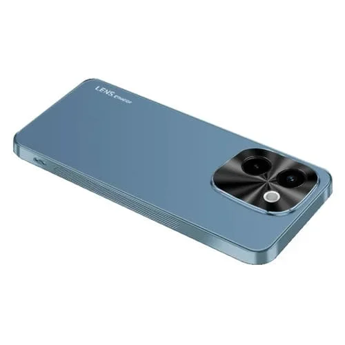 Estuche para Teléfono con Acabado Galvanizado En Acrílico Esmerilado para Vivo Y200 Ag (Azul Marino)