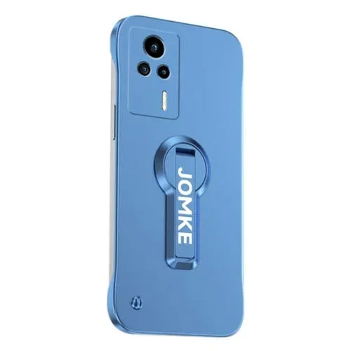 Estuche para Teléfono con Soporte Giratorio de 360 Grados y Barniz para Hornear Redmi K60E, sin Marco, para PC (Azul)