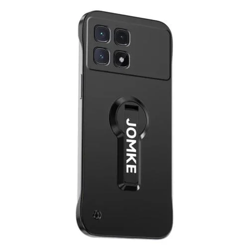 Estuche para Teléfono con Soporte Giratorio de 360 Grados y Barniz para Hornear Redmi K70 Ultra, sin Marco, para PC (Negro)