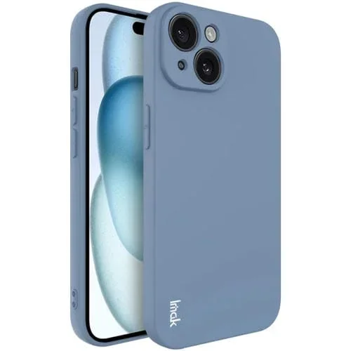 Estuche para Teléfono Imak Uc-4 Series para iPhone 15 Plus TPU con Borde Recto (Gris)