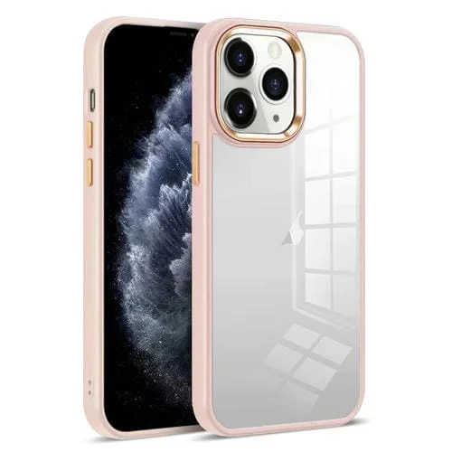 Estuche para teléfono iPhone 11 Pro Max con armadura colorida (Rosa)