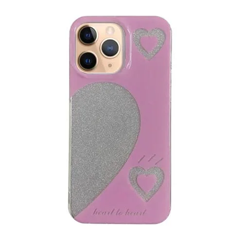 Estuche para Teléfono iPhone 11 Pro Max PC + TPU Imd Laminado de Doble Cara (Rosa)