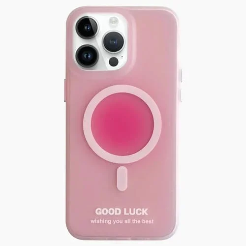 Estuche para Teléfono iPhone 12 Pro Max Magsafe Imd Esmerilado Doble Capa (Rosa)