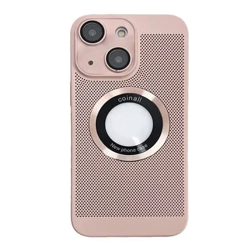 Estuche para teléfono iPhone 13 con Lupa Magsafe de Enfriamiento (Rosa)