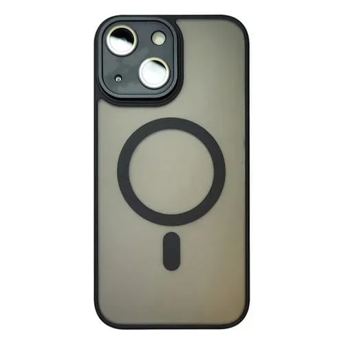 Estuche para Teléfono iPhone 13 Magsafe Skin Feel con Película para Lentes (Negro)
