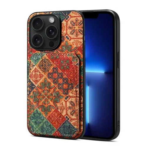 Estuche para Teléfono iPhone 13 Pro con Ranura para Tarjeta Dual (Azul Invierno)