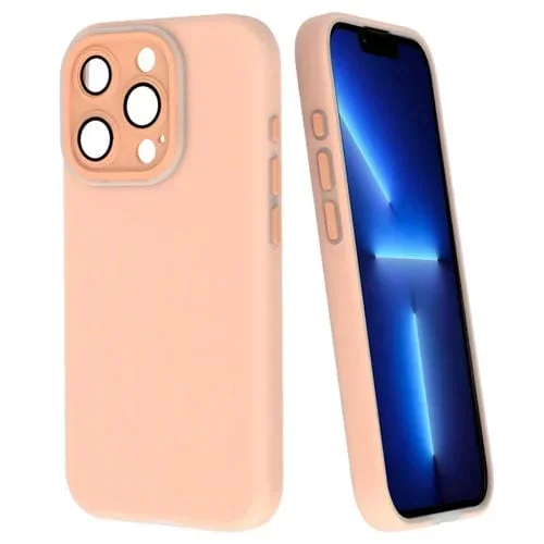 Estuche para Teléfono iPhone 13 Pro Dopamina Orificio Fino PC (Naranja)