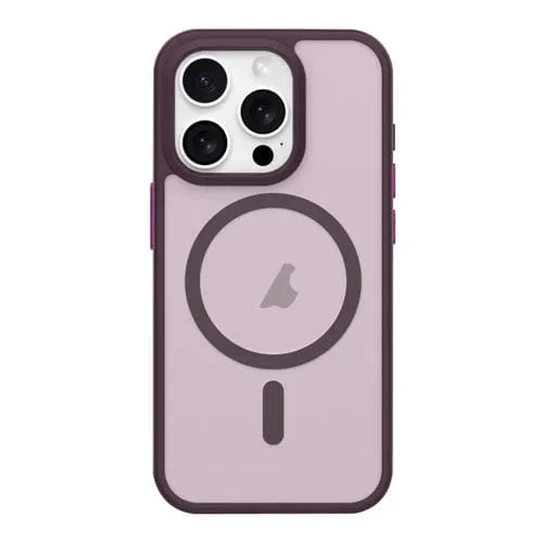 Estuche para teléfono iPhone 13 Pro Max Magsafe Mate a prueba de golpes Botón de metal (Rojo)