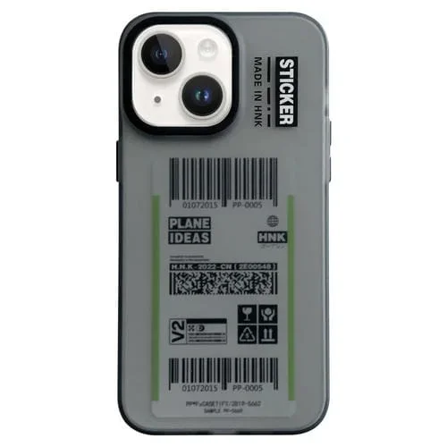 Estuche para Teléfono iPhone 14 con Revestimiento de Doble Cara Esmerilado (Verde)