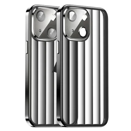 Estuche para teléfono iPhone 15 Milkyway Series TPU + PC Galvanizado (Negro)