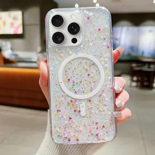 Estuche para Teléfono iPhone 15 Pro Magsafe TPU con Degradado de Flash Explosivo (Color)