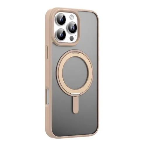 Estuche para Teléfono Mutural Armor con Soporte Magnético Magsafe para iPhone 16 Pro (Dorado del Desierto)